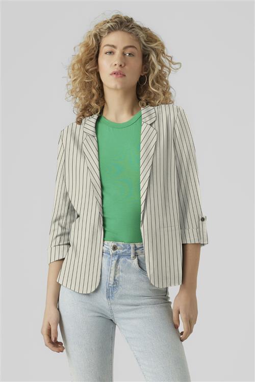 Jesmilo 3/4 Løs Blazer - Sølv Lining - L - Vero Moda