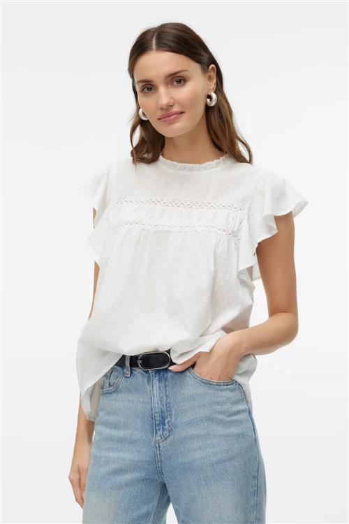 Trine Blonde Top - Snehvid - XL - Vero Moda