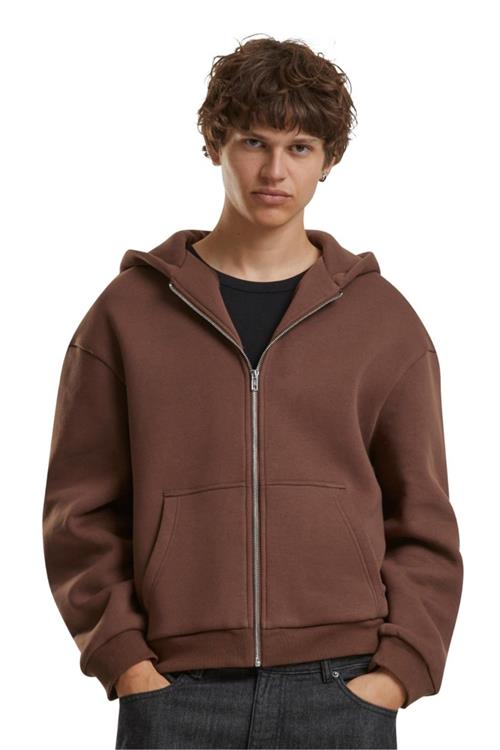 Everyday Zip Hoodie - Brun - 4XL - TeeShoppen