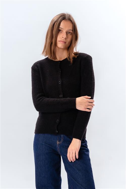 Mathilde Cardigan - Sort - One size - TeeShoppen