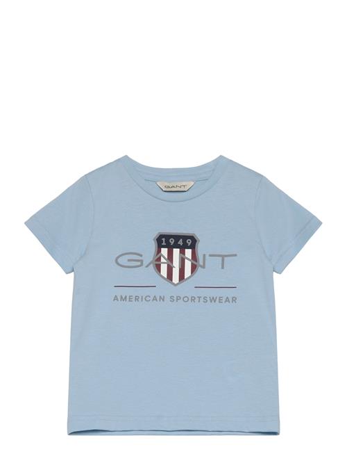 Archive Shield Ss T-Shirt GANT Blue