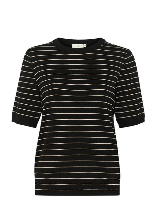 Kamala Striped Knit Kaffe Black