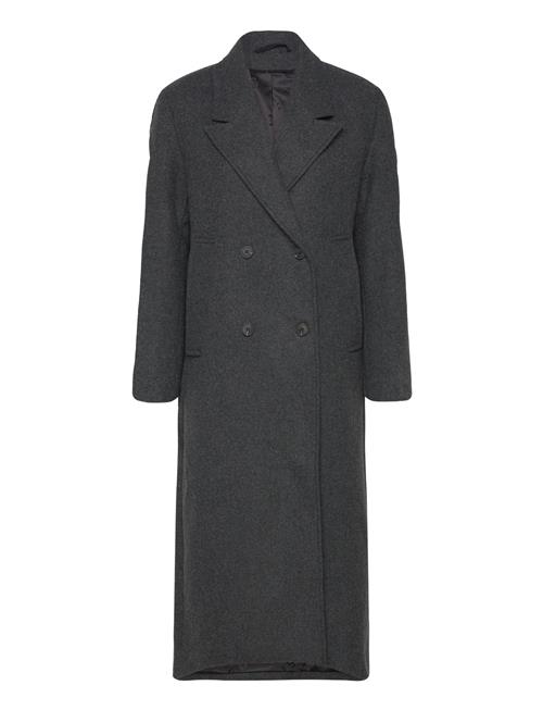 Slfjosephina Wool Coat Selected Grey