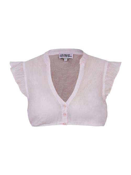 MARJO Dirdnl-bluse 'Waldbrunn'  lys pink