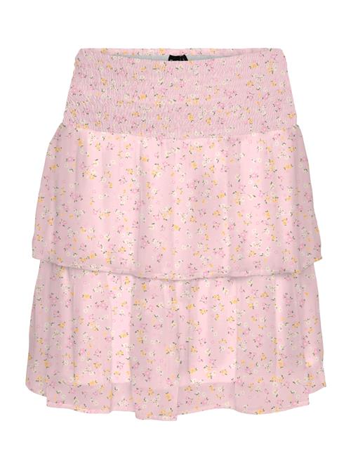 Vero Moda Petite Nederdel 'VMSMILLA'  grøn / lyserød / gammelrosa / hvid