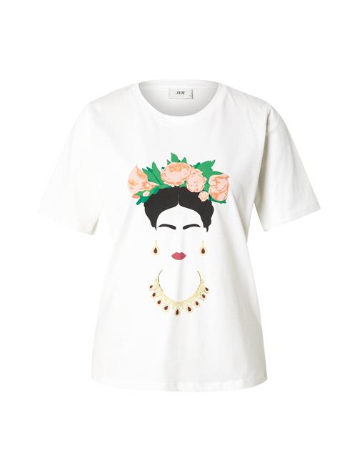 Se JDY Shirts 'JDYFIONA'  grøn / abrikos / sort / hvid ved About You