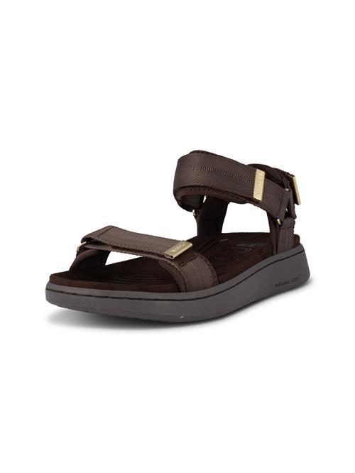 WODEN Sandaler 'Line'  choko / mørkebrun