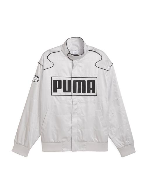 PUMA Overgangsjakke 'ARCHIVE SEASONAL'  lysegrå / sort
