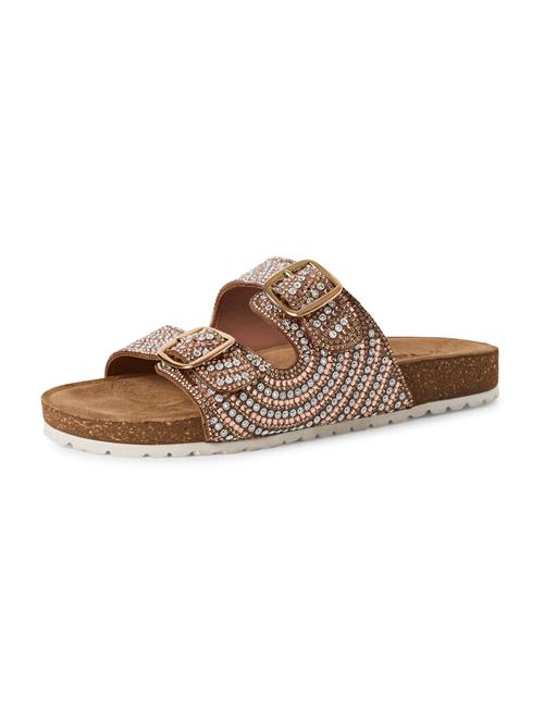 Tamaris Pantoletter  guld / rosé / sølv