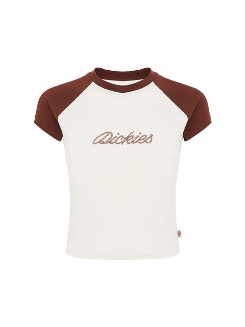 DICKIES Shirts 'DICKIES'  cappuccino / hvid