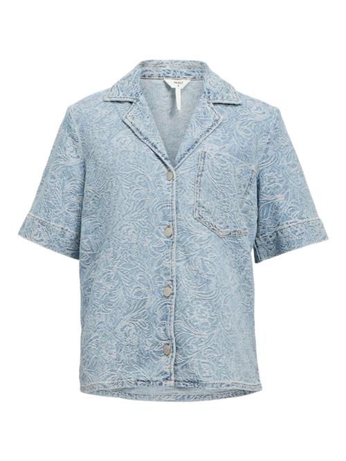 OBJECT Bluse 'OBJMirwa'  blue denim / lyseblå