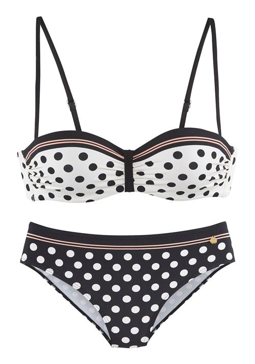 LASCANA Bikini  sort / hvid