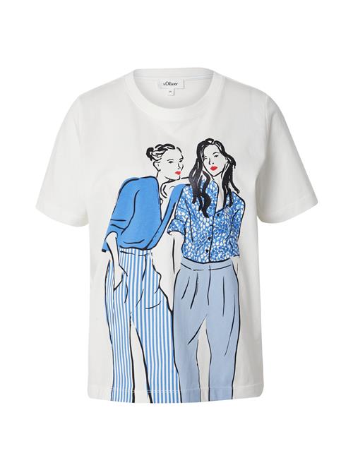 s.Oliver Shirts  creme / royalblå / lyseblå / sort