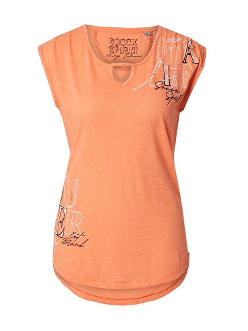 Soccx Shirts  orange / orange-meleret / hvid