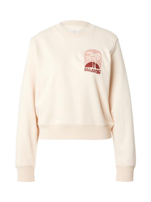 BILLABONG Sweatshirt 'SUNPALMS'  lysebeige / hummer