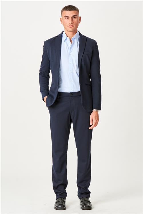 Det Originale Performance Jakkesæt Regular fit - (Navy) - Regular fit - Default Title - TEESHOPPEN