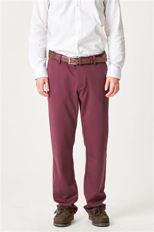 Originale Performance Pants (Regular) - Burgundy - Regular fit - 31/34 - Bukser med stretch - TeeShoppen