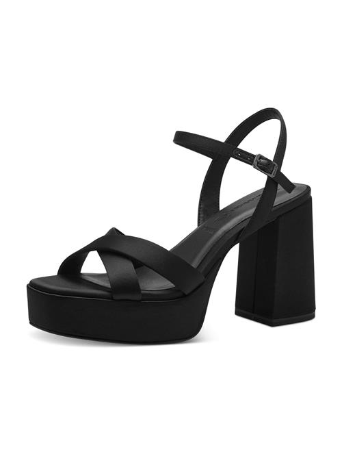 Tamaris Sandaler med rem  sort