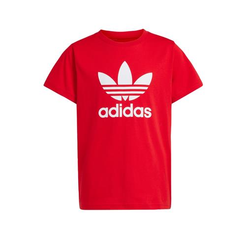 ADIDAS ORIGINALS Shirts 'Adicolor Trefoil'  knaldrød / hvid