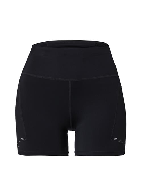NIKE Sportsbukser 'SWIFT'  lysegrå / sort / hvid