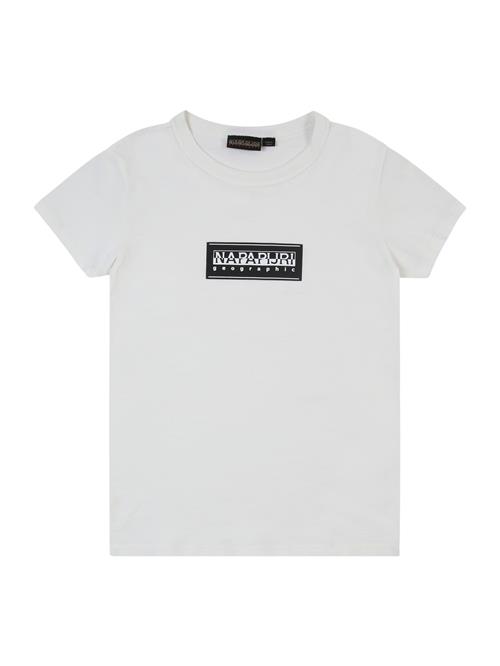 NAPAPIJRI Shirts 'CHAMOIS'  sort / hvid / offwhite