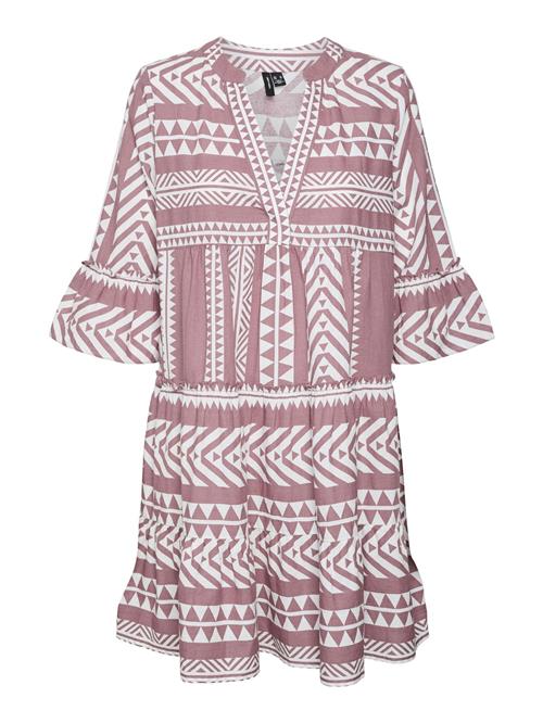 VERO MODA Kjole 'VMDicthe'  lysviolet / hvid