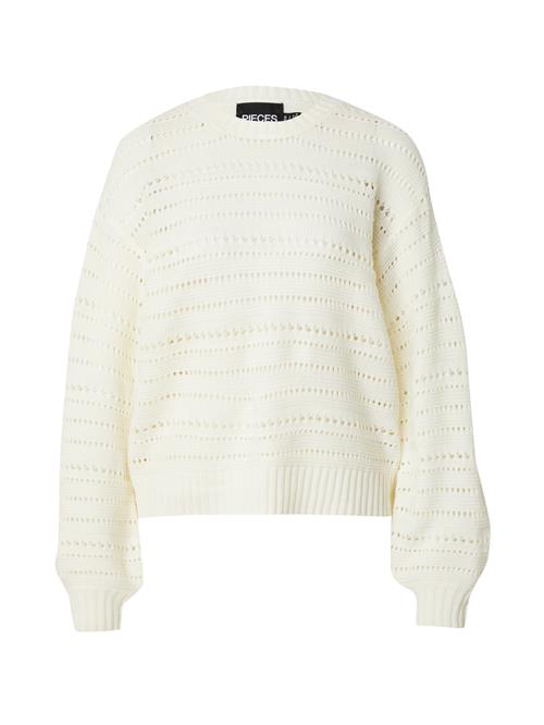 PIECES Pullover 'PCMOLLY'  hvid