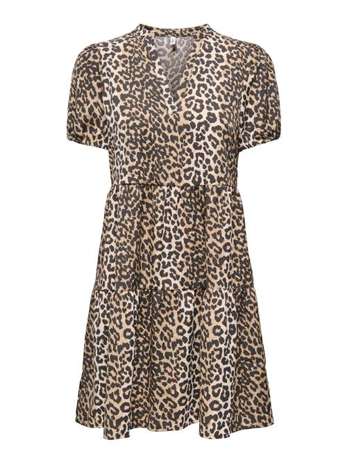 ONLY Kjole 'ONLNova'  beige / lysebrun / sort