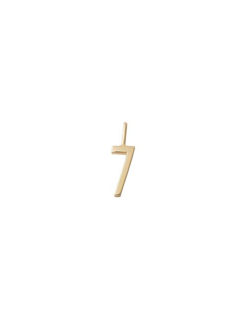 Lucky Numbers 10Mm Gold Design Letters Gold