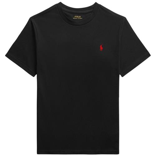 Ralph Lauren Crewneck Tee I Bomuldsjersey Black | Sort | 117-123 cm