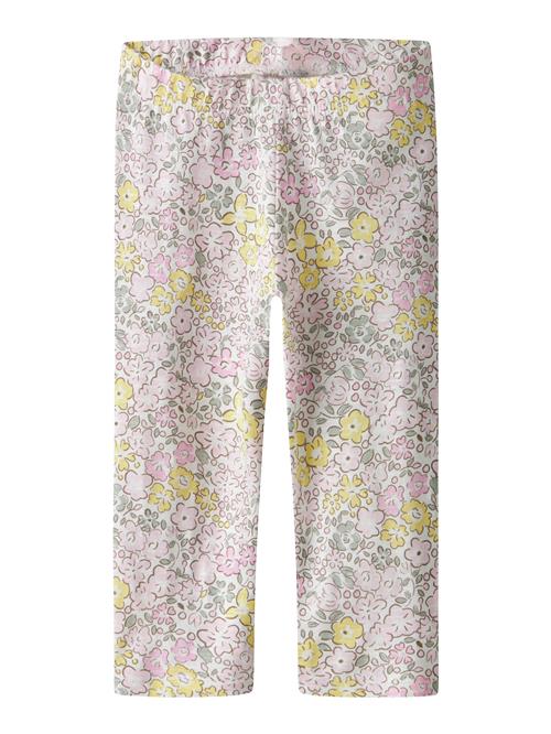 NAME IT Leggings 'NMFHaile'  gul / grøn / lyserød / hvid