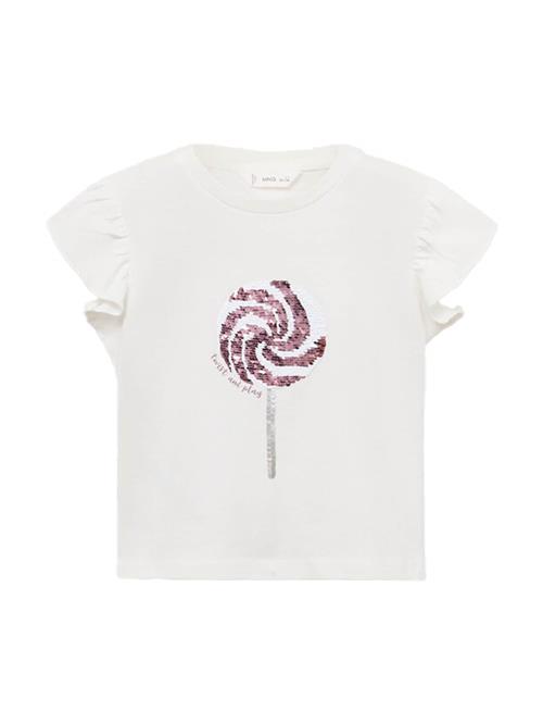 MANGO KIDS Bluser & t-shirts 'CANDY'  lilla / sølv / offwhite