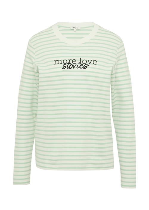 Se s.Oliver Shirts  mint / hvid ved About You