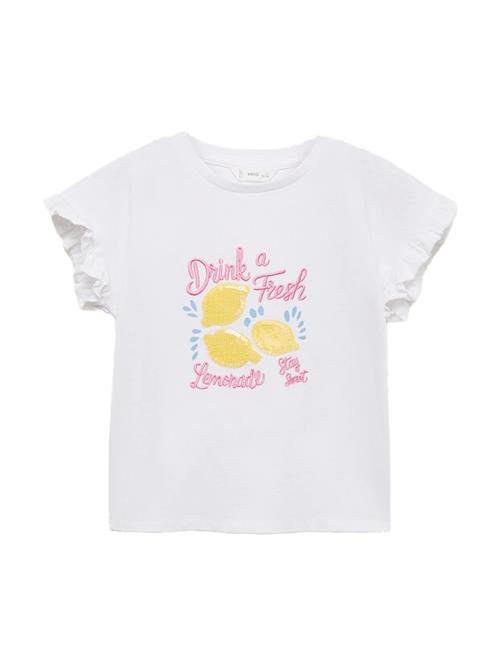 MANGO KIDS Bluser & t-shirts 'LEMONADE'  lyseblå / gul / lyserød / offwhite