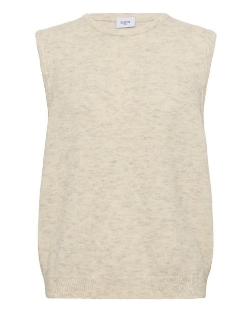 SAINT TROPEZ Pullover 'Zanett'  beige-meleret
