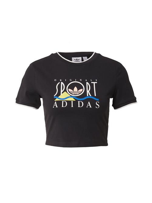 ADIDAS ORIGINALS Shirts 'adidas Sport Graphic Baby'  blå / lemon / sort / hvid