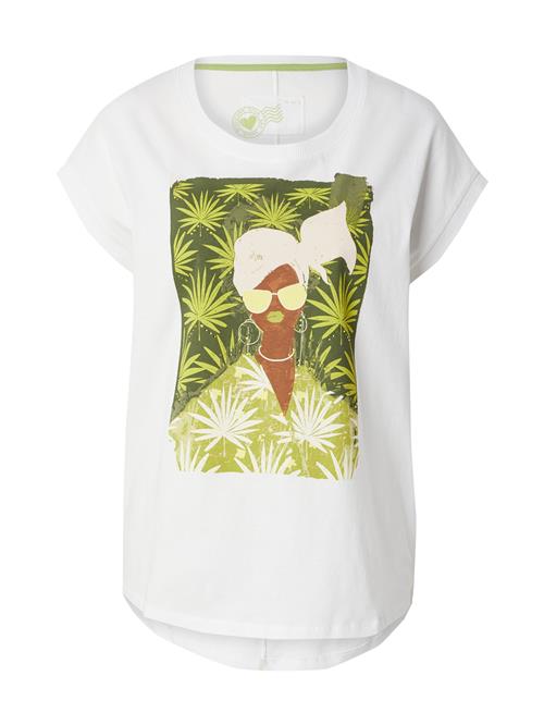 OUI Shirts  brun / kiwi / gran / hvid