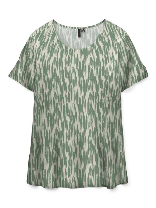 VERO MODA Shirts 'VMEASY JOY'  beige / lysegrøn