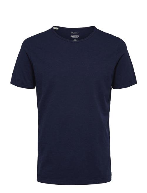 Slhmorgan Ss O-Neck Tee W Selected Homme Navy
