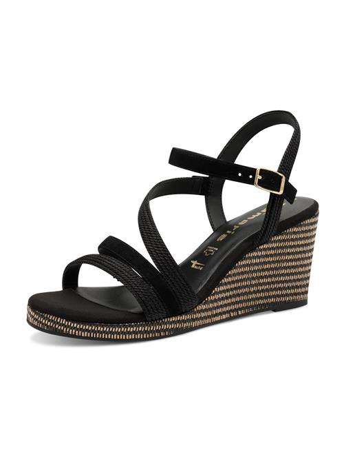 Tamaris Sandaler med rem  sort