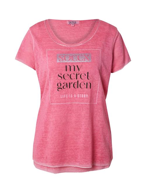 Soccx Shirts  pink-meleret / sort / sølv