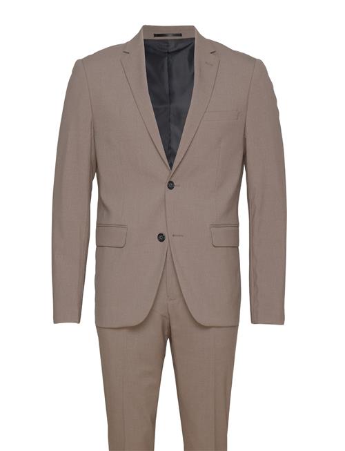 Plain Mens Suit - Normal Lenghtplain Mens Suit - Normal Lenght Lindbergh Beige