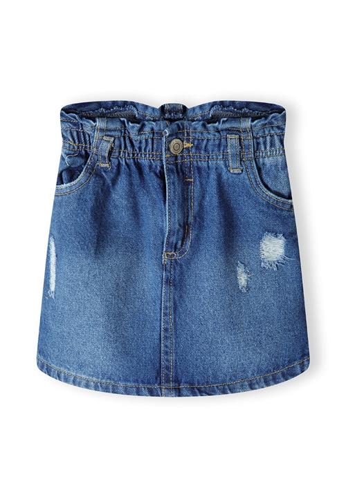 MINOTI Nederdel  blue denim / mørkeblå / hvid