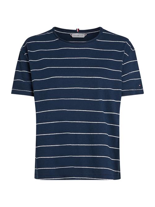 TOMMY HILFIGER Shirts  mørkeblå / hvid