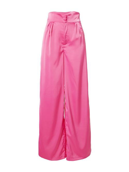 Nasty Gal Bukser med lægfolder  pink