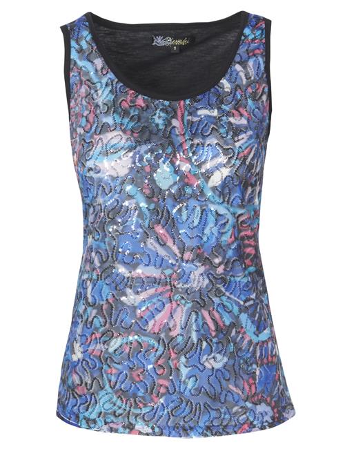 KOROSHI Overdel  navy / lilla / pink