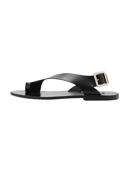 MANGO Sandaler med rem  sort