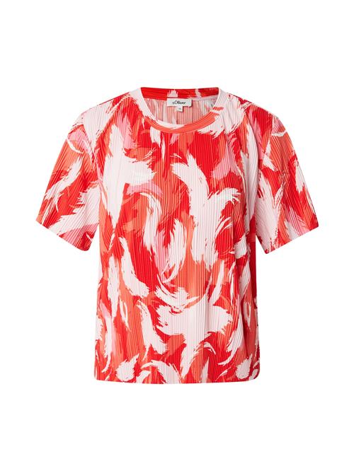s.Oliver Shirts  orange / lyserød / rød / offwhite
