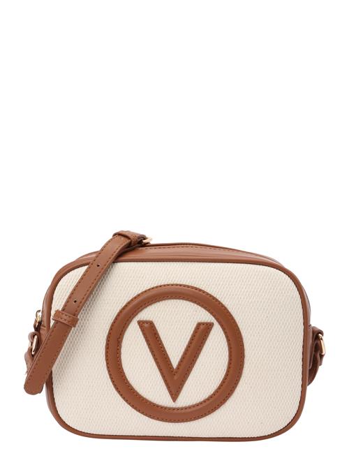 VALENTINO Skuldertaske 'Covent'  brun / naturhvid