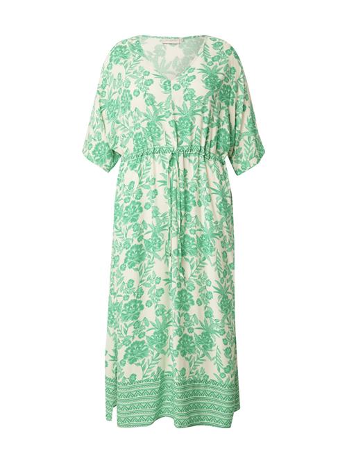ONLY Carmakoma Kjole 'CARMARRAKESH'  beige / grøn